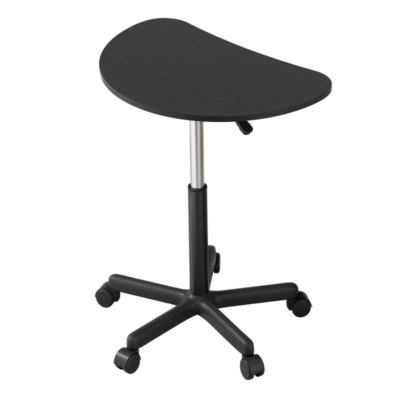 Danoz WorkWise - Laptop Desk Portable Height Adjustable Table Caster Wheels 60CM Black - danozdirect