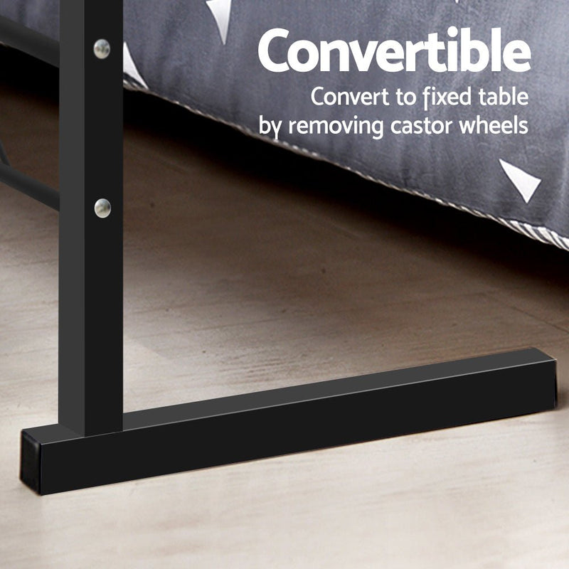 Danoz WorkWise Laptop Desk Table Adjustable 60CM Dark Wood - Free Postage! - danozdirect