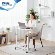 Danoz WorkWise - Laptop Desk Table Adjustable 60CM White - Free Postage! - danozdirect
