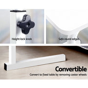 Danoz WorkWise - Laptop Desk Table Adjustable 60CM White - Free Postage! - danozdirect