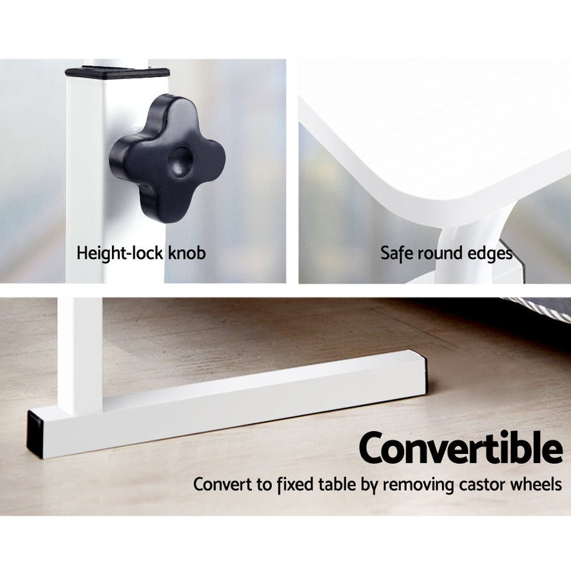 Danoz WorkWise - Laptop Desk Table Adjustable 60CM White - Free Postage! - danozdirect