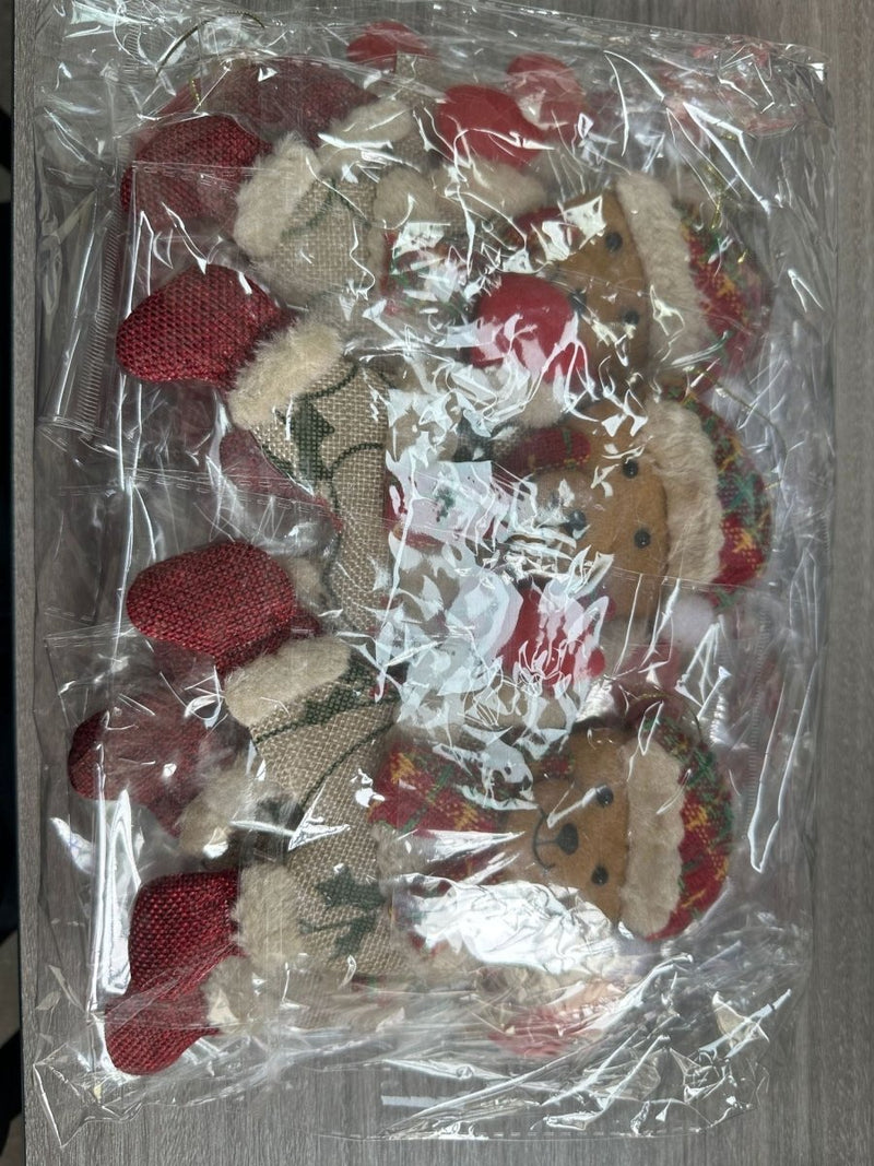 Danoz Xmas🎅 12pcs Dancing pendant bear for Christmas tree - danozdirect