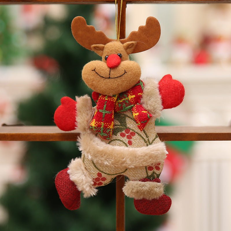 Danoz Xmas🎅 12pcs Dancing pendant elk for Christmas tree - danozdirect