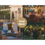 Danoz Xmas🎅 23m Festoon Lights Christmas Fairy String Lights Outdoor Party Garden Decor - danozdirect