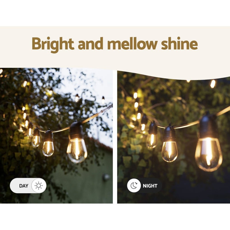 Danoz Xmas🎅 23m Festoon Lights Christmas Fairy String Lights Outdoor Party Garden Decor - danozdirect