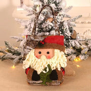 Danoz Xmas🎅 3 PCS Christmas Gift Bags - Santa, Snowman, and Reindeer Design for Holiday Treats and Presents - danozdirect