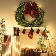 Danoz Xmas - 300 LED Warm White Fairy String Lights, 9m Green Wire, Battery - Operated, IP44 Waterproof with Timer for Christmas Decor (Batteries Not Included) - danozdirect