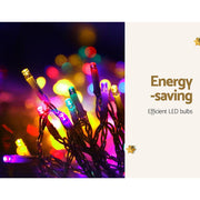 Danoz Xmas🎅 320 LED 5M Christmas Lights Solar String Fairy Light Jingle Jollys - danozdirect