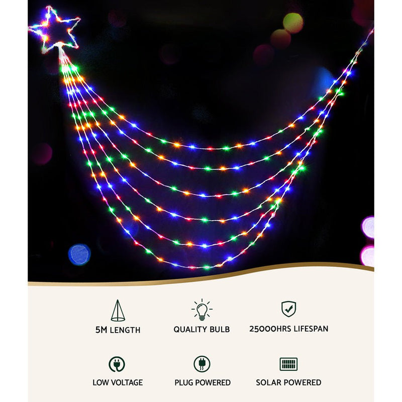 Danoz Xmas🎅 320 LED 5M Christmas Lights Solar String Fairy Light Jingle Jollys - danozdirect