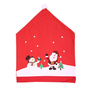 Danoz Xmas🎅 6 - 10x Christmas Santa Hat Chair Covers Table Cloth Dinner Home Décor Ornaments, 10PCS Chair Covers - danozdirect