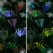 Danoz Xmas🎅 Christabelle 2.1m Enchanted Pre Lit Fibre Optic Christmas Tree Xmas Decor - danozdirect