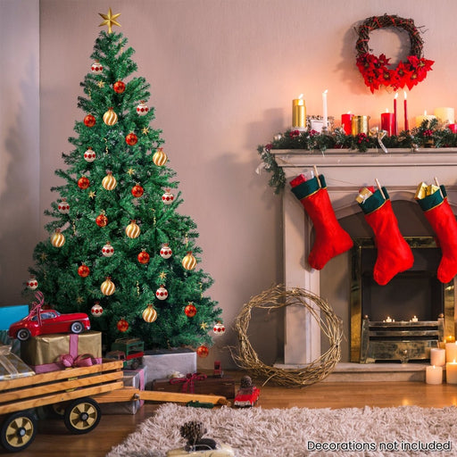 Danoz Xmas🎅 Christabelle Green Christmas Tree 1.8m Xmas Decor Decorations - 850 Tips - danozdirect