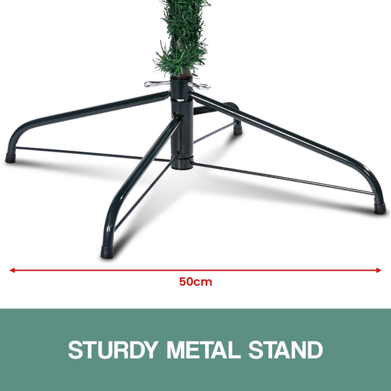 Danoz Xmas🎅 Christabelle Green Christmas Tree 2.1m Xmas Decor Decorations - 1200 Tips - danozdirect