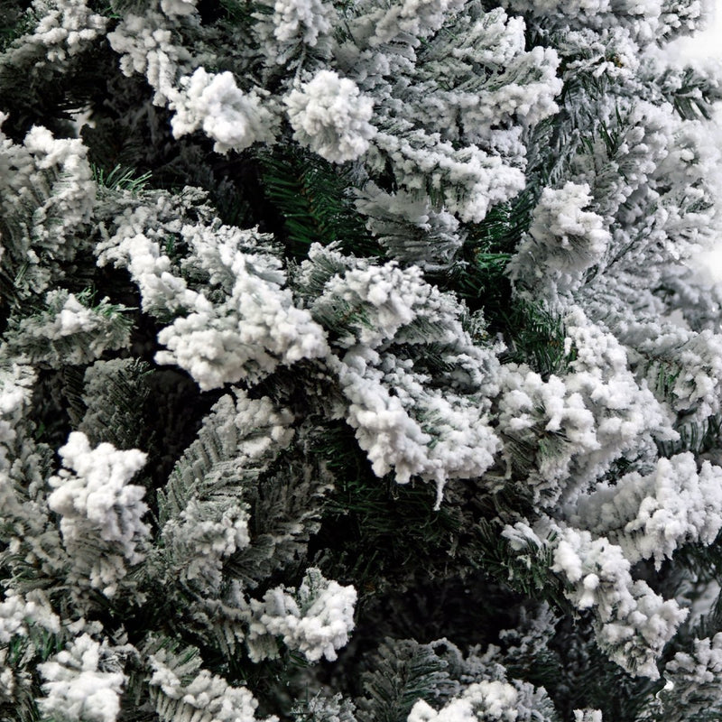 Danoz Xmas🎅 Christabelle Snow - Tipped Artificial Christmas Tree 2.4m 1500 Tips - danozdirect