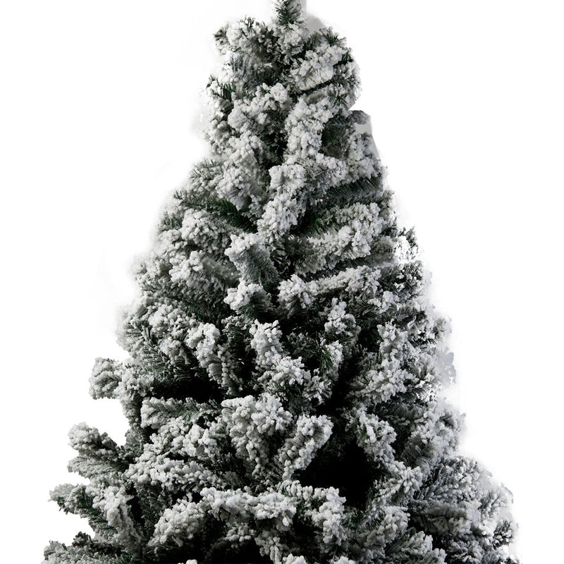 Danoz Xmas🎅 Christabelle Snow - Tipped Artificial Christmas Tree 2.4m 1500 Tips - danozdirect