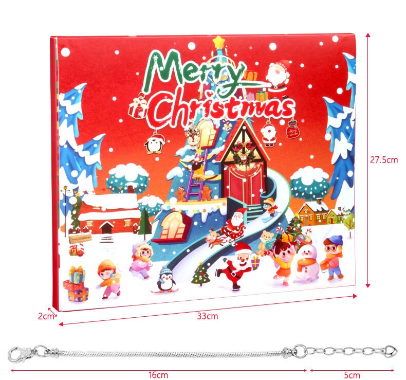 Danoz Xmas - Christmas DIY Jewelry & Craft Advent Calendar(planes - 3D - Puzzle - jewelry,33*27.5*6cm) - danozdirect