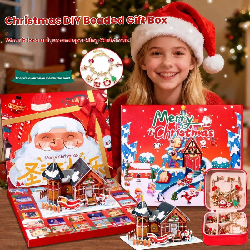 Danoz Xmas - Christmas DIY Jewelry & Craft Advent Calendar(planes - 3D - Puzzle - jewelry,33*27.5*6cm) - danozdirect