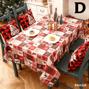 Danoz Xmas - Christmas gift Christmas Tablecloth - Festive 180x150cm Table Cover for Holiday Dining & Home Decor（C） - danozdirect