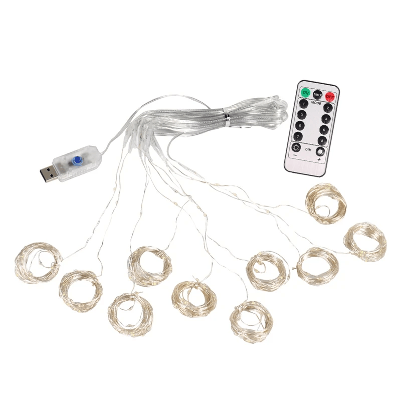 Danoz Xmas🎅 Christmas Lights Curtain Garland - danozdirect
