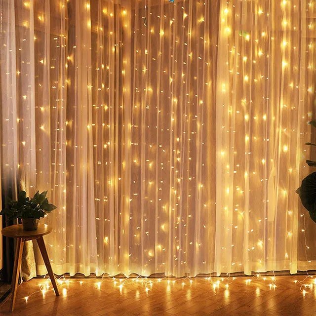 Danoz Xmas🎅 Christmas Lights Curtain Garland - danozdirect