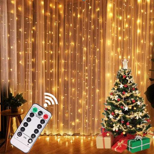 Danoz Xmas🎅 Christmas Lights Curtain Garland - danozdirect