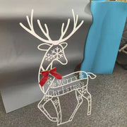 Danoz Xmas - Christmas New Outdoor Decoration Led Light Iron Deer Horticulture Lawn Decoration Outdoor Christmas Decoration - danozdirect