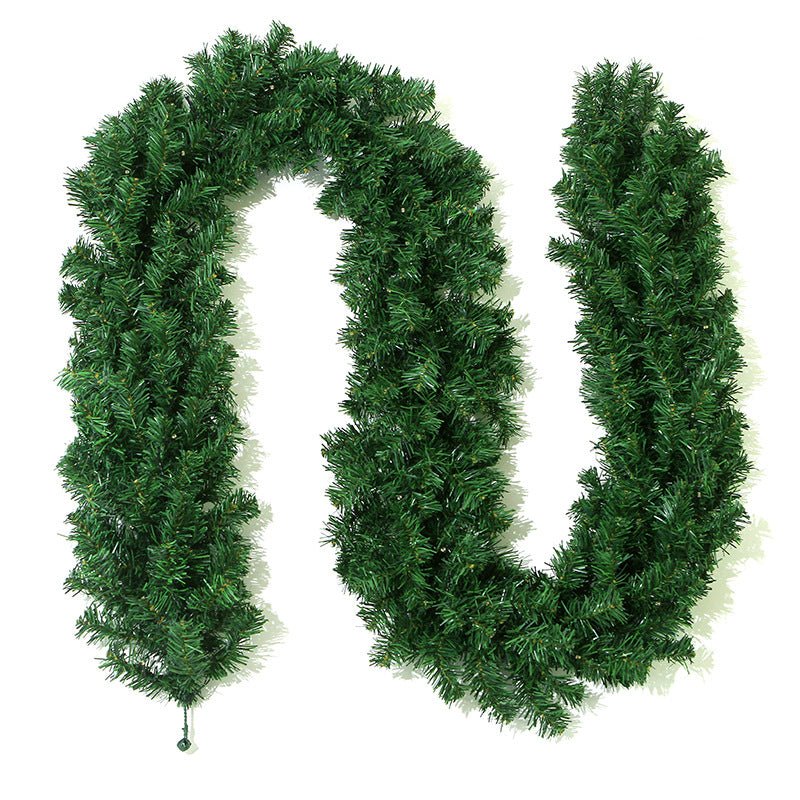 Danoz Xmas - Classic Green Lush Artificial Christmas Garland - 2.7m Green Pine Vine with 280 Tips for Holiday Decor - danozdirect