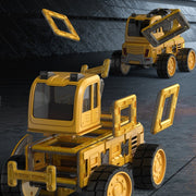 Danoz Xmas🎅 DanBaoLe Magnetic Truck DIY Assembly Eneineering Vehicle with Music Lights Christmas Gift - danozdirect