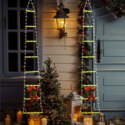 Danoz Xmas - Festive Climbing Santa LED Ladder Light - USB Powered Outdoor Christmas Hanging Decoration with Remote(1.7m) - danozdirect