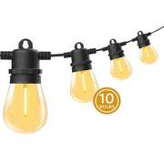 Danoz Xmas🎅 Festoon String Lights 10 Bulbs 14M Fairy LED Waterproof Outdoor Christmas Party - danozdirect