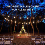 Danoz Xmas🎅 Festoon String Lights 10 Bulbs 14M Fairy LED Waterproof Outdoor Christmas Party - danozdirect