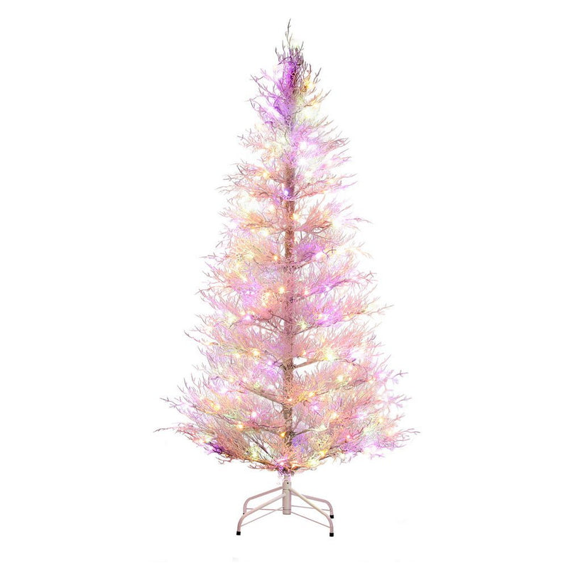 Danoz Xmas - Jingle Jollys 1.8M LED Christmas Tree 8 Modes Adjustable Multi Color Light Snowy - danozdirect