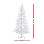 Danoz Xmas - Jingle Jollys 1.8M LED Christmas Tree 8 Modes Adjustable Multi Color Light Snowy - danozdirect