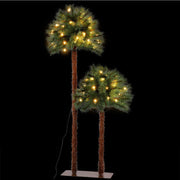 Danoz Xmas - Jingle Jollys Christmas Tree 1.5+1m LED Xmas Palm Tree Party Decorations 2 in 1 - danozdirect