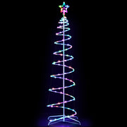 Danoz Xmas - Jingle Jollys Christmas Tree 1.8m 100 RGB LED Rope Lights Xmas Trees Decoration - danozdirect