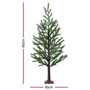 Danoz Xmas - Jingle Jollys Christmas Tree 1.8M Pre - lit LED Xmas Tree 8 Modes Party Decoration - danozdirect