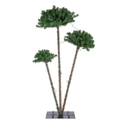 Danoz Xmas - Jingle Jollys Christmas Tree 3 - in - 1 LED Xmas Palm Tree Party Decor 1.2/1.5/1.8M - danozdirect