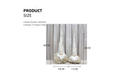 Danoz Xmas - Off White Charming Handcrafted Christmas Gnome - Nordic Tomte Plush Figurine for Holiday Decor(14*14*48cm) - danozdirect