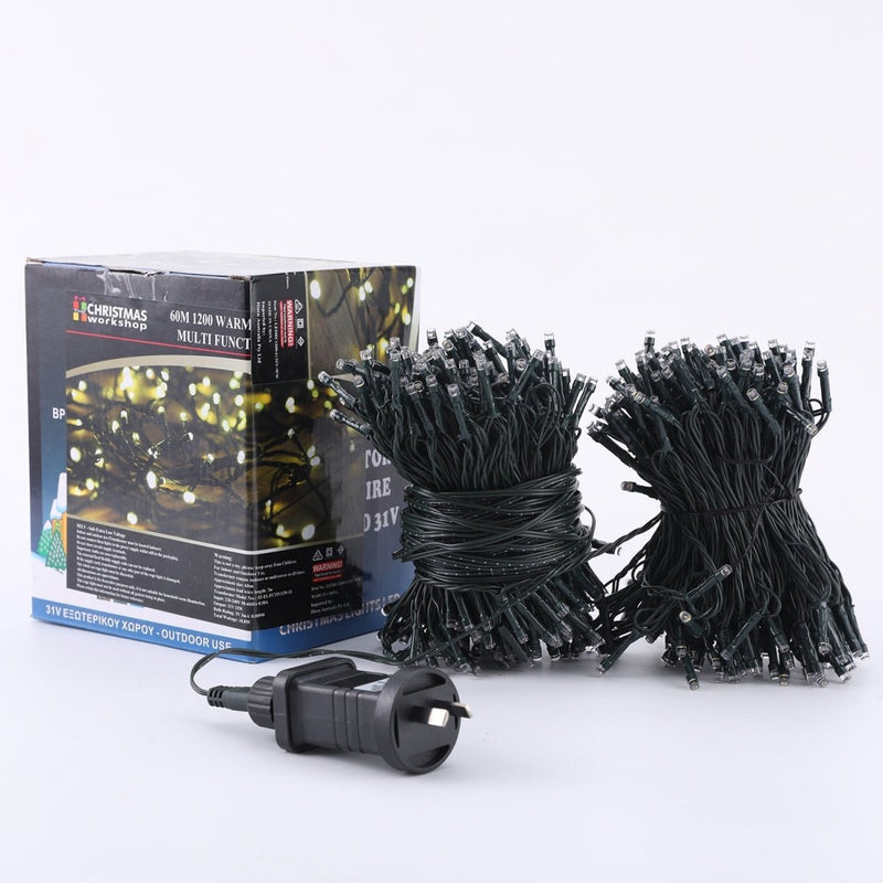 Danoz Xmas - Samland 1200 Led Christmas Fairy Light Warm White - danozdirect