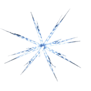 Danoz Xmas - Samland 160 Led Blast Ice Star Ball Christmas Light Decoration White - danozdirect