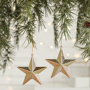 Danoz Xmas🎅 Set of 10 Christmas Ornaments - Gold & Rose Gold Holiday Tree Decorations - danozdirect