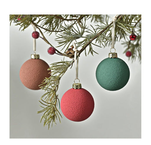 Danoz Xmas - Set of 12 Matte Christmas Ornaments - Pastel Colored Shatterproof Baubles for Holiday Decor (6 cm) - danozdirect