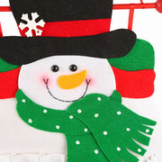 Danoz Xmas - Snowman Advent Calendar - Felt Christmas Countdown with 24 Pockets for Kids, Wall Hanging Decor - danozdirect