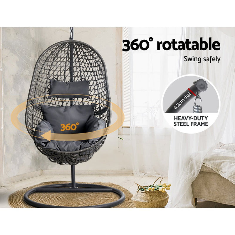 Discover the Danoz Gardeon EggPod Swing Chair your personal escape into comfort and style! - danozdirect