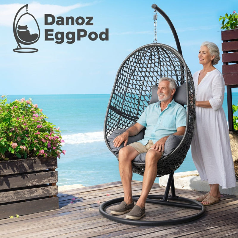 Discover the Danoz Gardeon EggPod Swing Chair your personal escape into comfort and style! - danozdirect