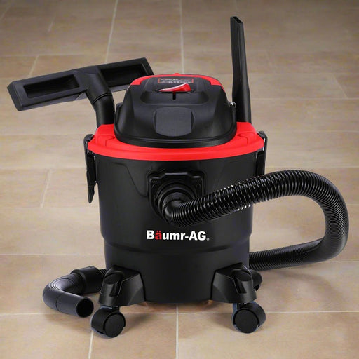 Easily clean up any mess with Danoz Direct - Baumr Wet and Dry Vacuum Cleaner! With 1200W power and a 15L capacity - danozdirect