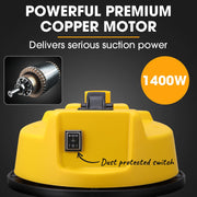 Easily clean up any mess with Danoz Direct - Unimac Wet and Dry Vacuum Cleaner! With 1400W power and a 20L capacity - danozdirect