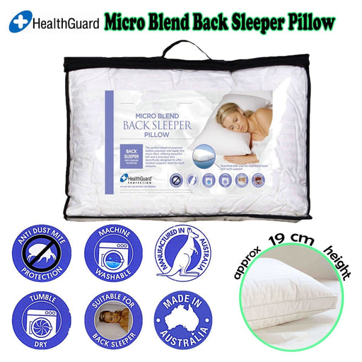 Easyrest Micro Blend Back Sleeper Pillow - danozdirect