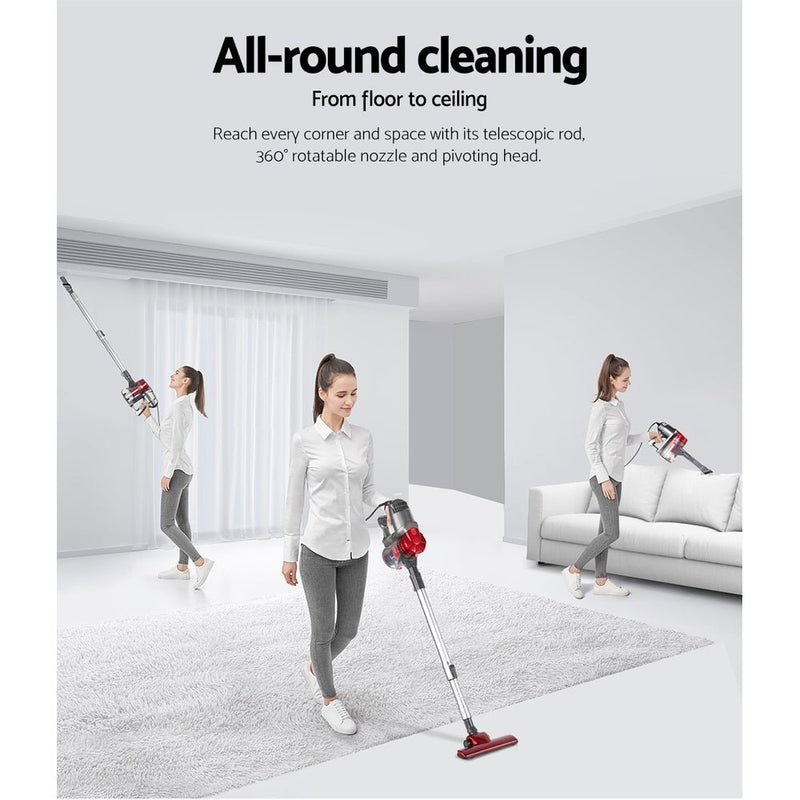 Efficiently clean any mess with Danoz Direct - Devanti Handheld Vacuum Cleaner! Featuring a powerful 450W motor, bagless Vacuum - danozdirect
