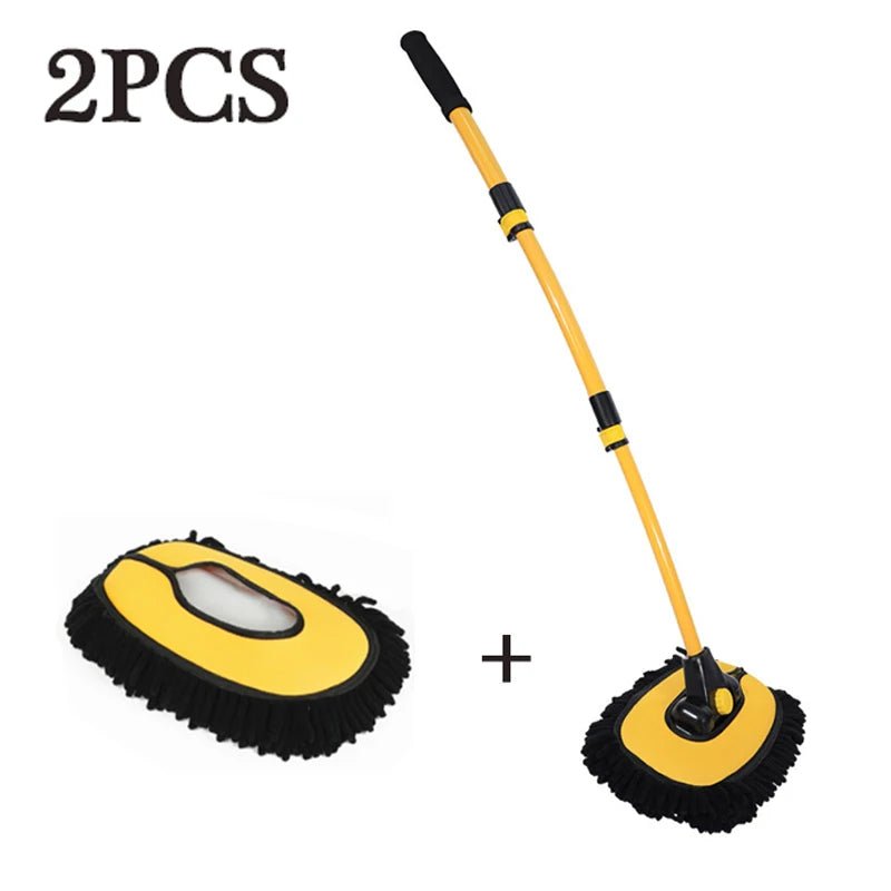 Efficiently clean your car with Danoz CarSmart telescoping car Mop wash. With a long handle and a retractable bent bar - Super Deal! - danozdirect